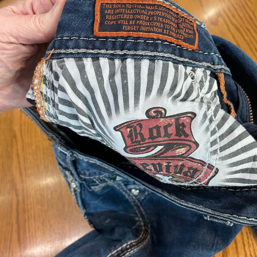 👖Rock Revival Size 26 Celinda Skinny Ankle Med Wash Jeans - Picture 16 of 16